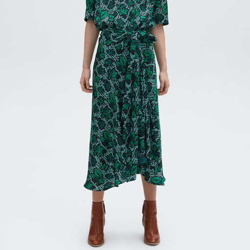 Rodebjer Odilia Plant kjol skirt grön